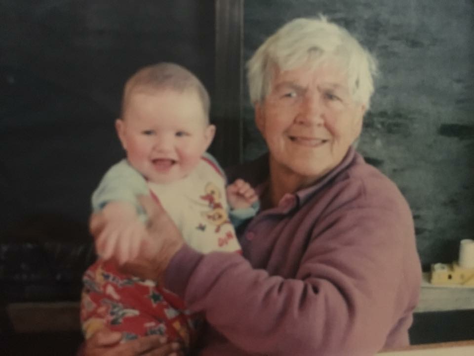 Malta Hauraki and great grandson Christopher Po